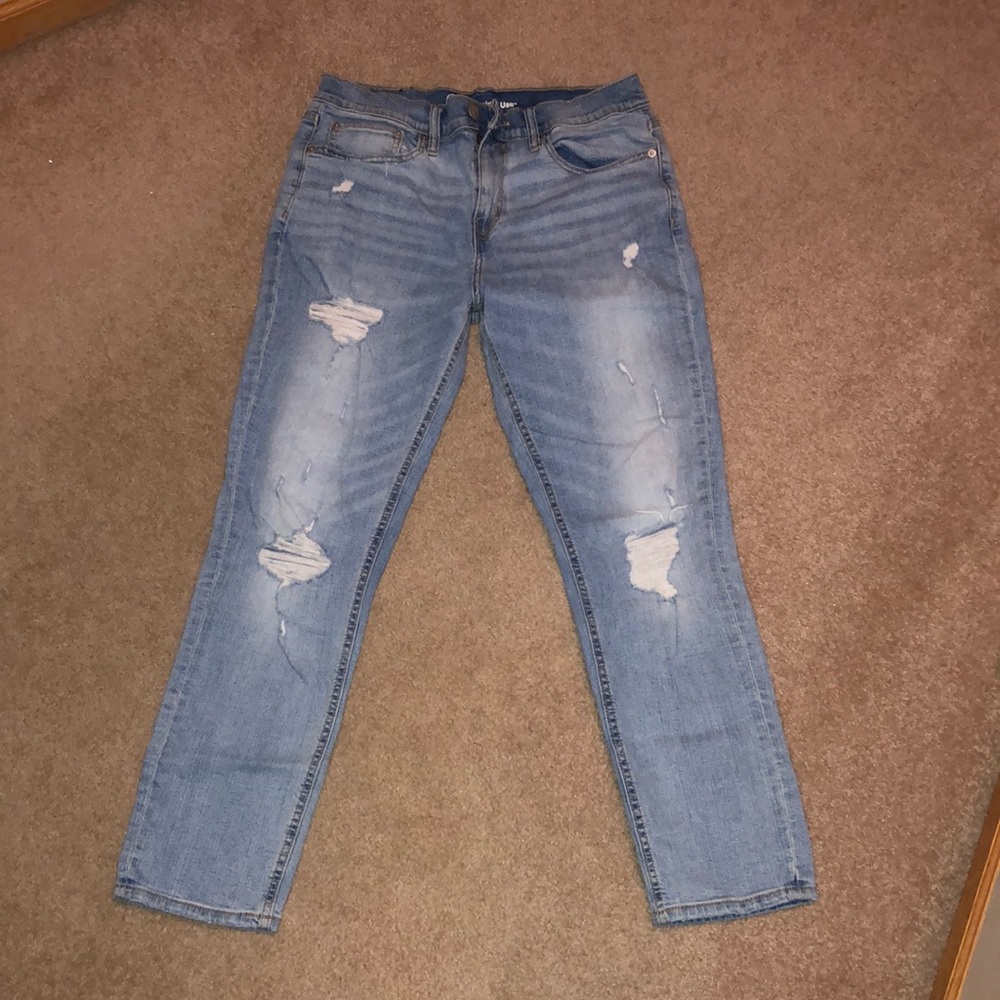 Mens 30x30 Skinny/Slim Tapper Blue jeans
